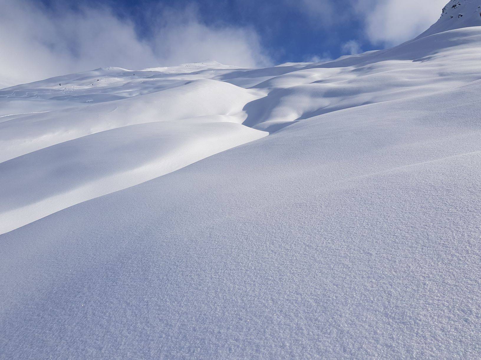 Dune Dune di neve in Valle Varaita