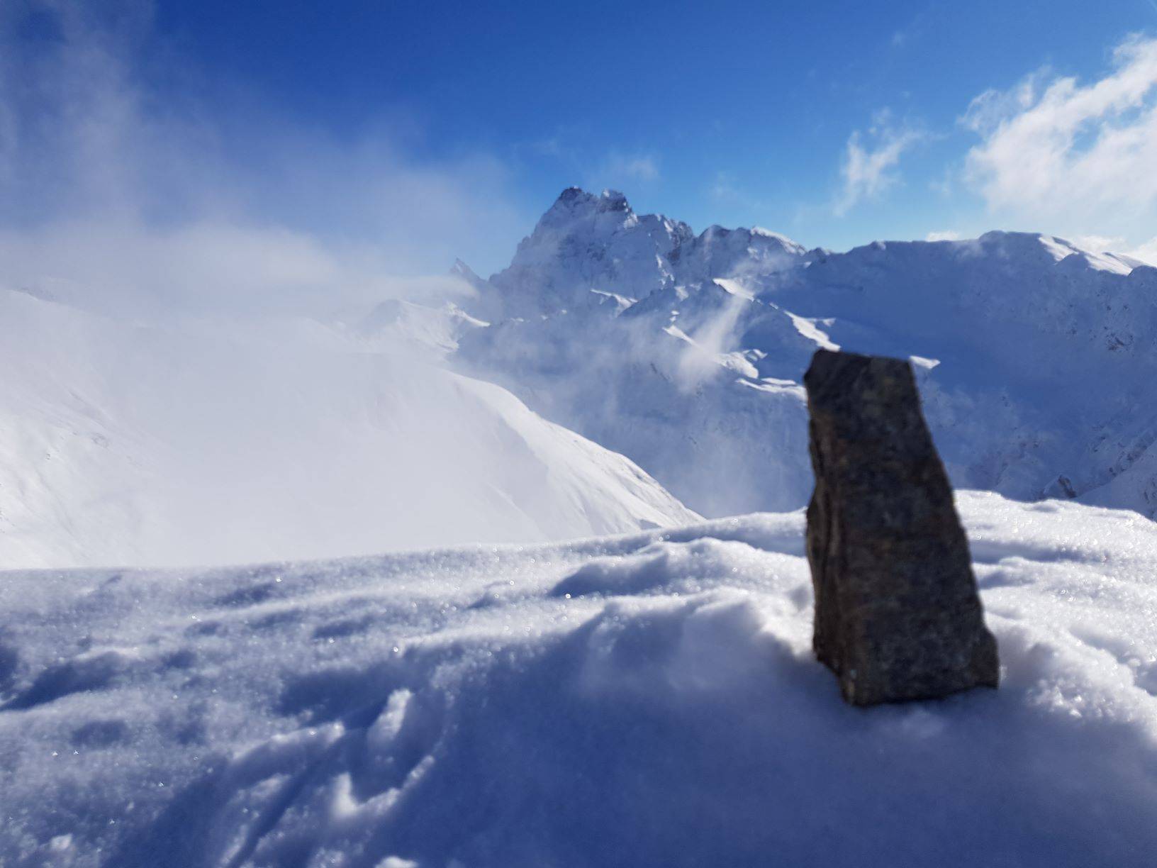 Monviso Il Monviso dalla Cime delle Rossette - skialp