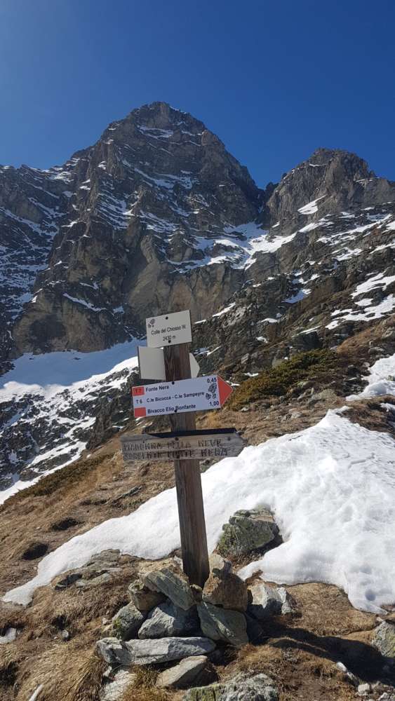 Colle di Chiosso 2430 mt Colle di Chiosso 2430 mt