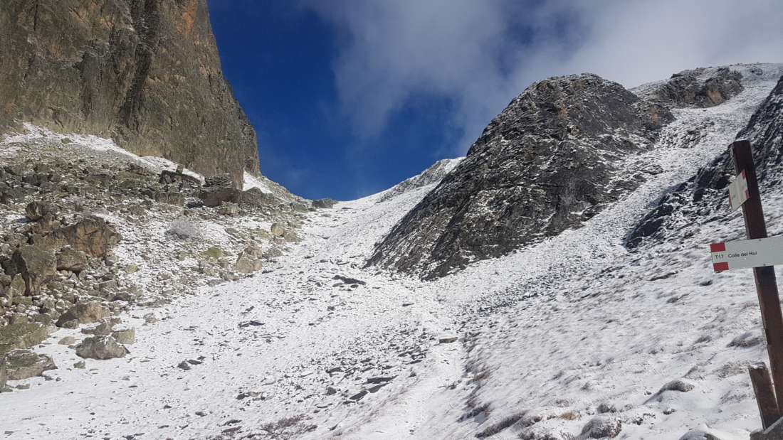 Bivio per il Colle Greguri e Rui
