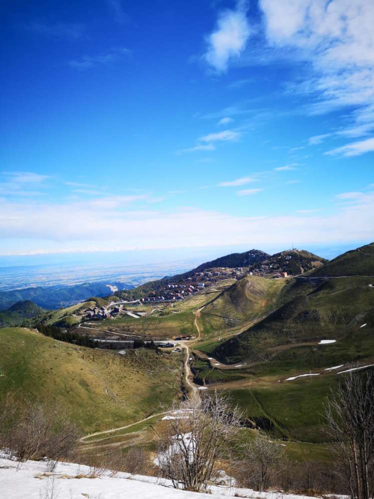 Vista su Prato Nevoso Vista su Prato Nevoso