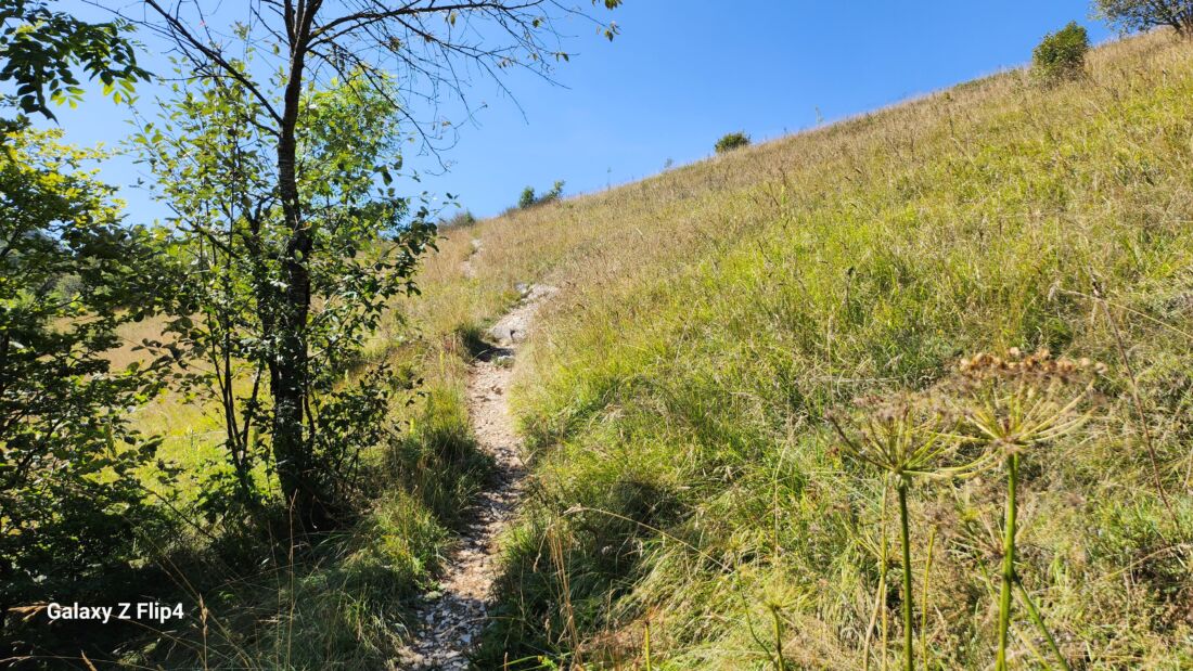 salita verso il Colle delle Piastre