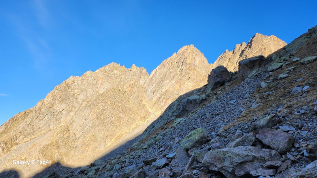 La Madre di Dio, la cima Maubert e la cima De Cessole.