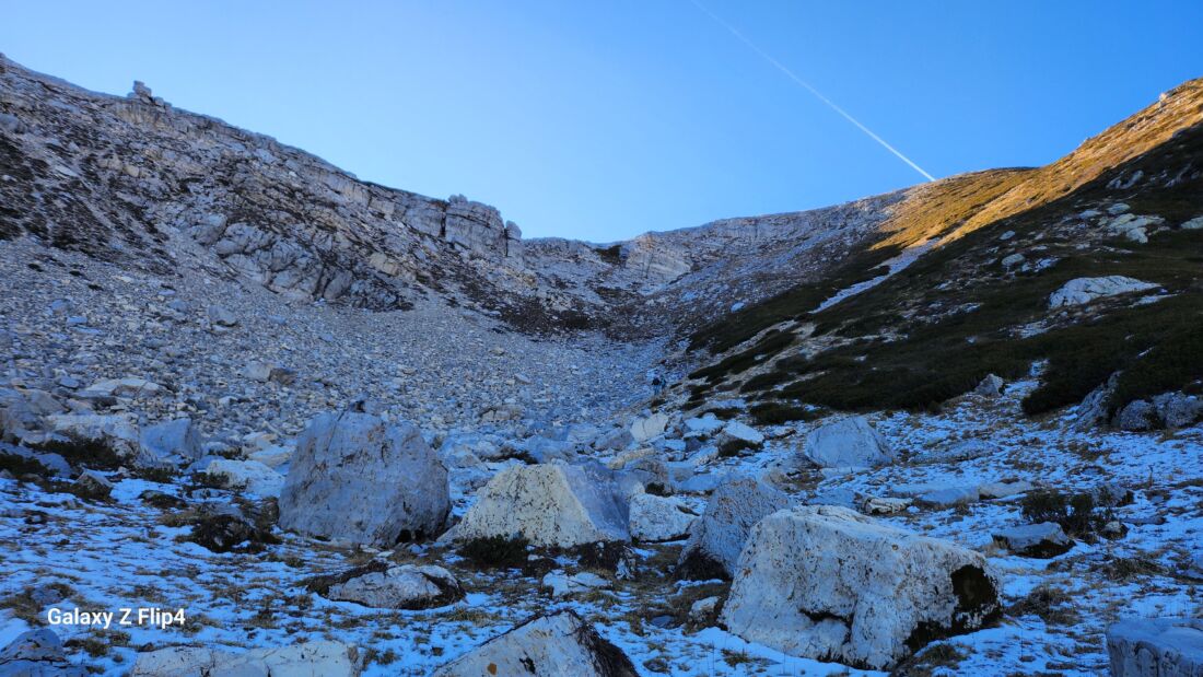 Discesa dalla Cima Seirasso