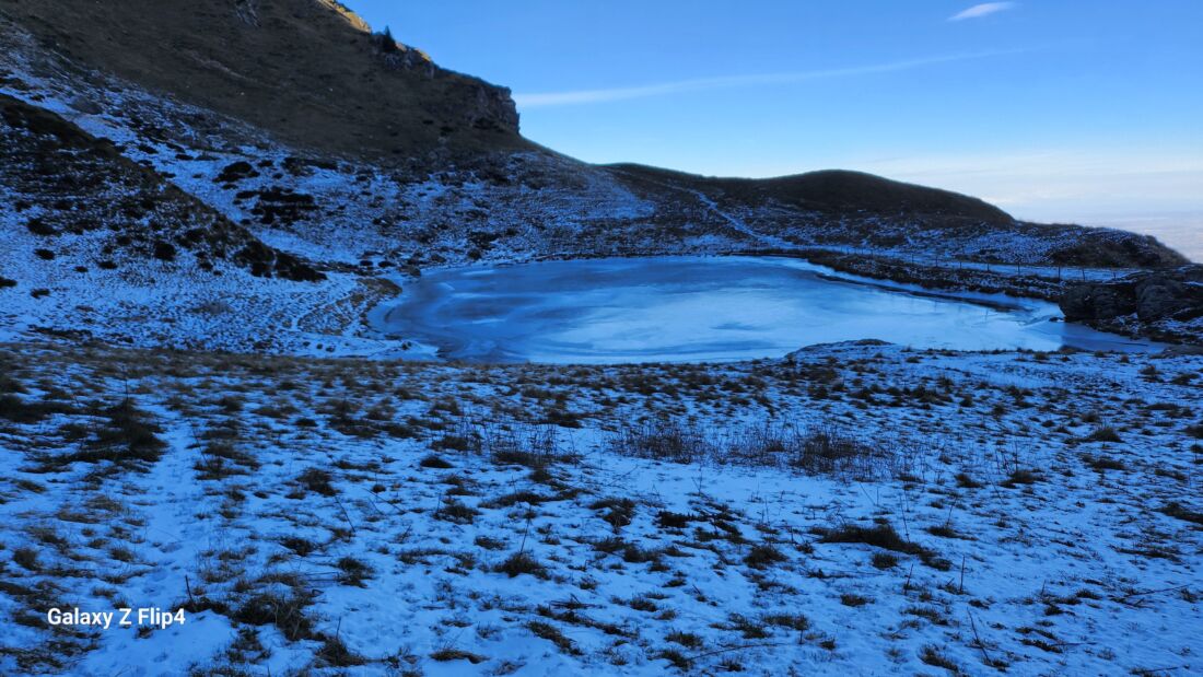 Il Lago delle Scalette presso le piste di Artesina