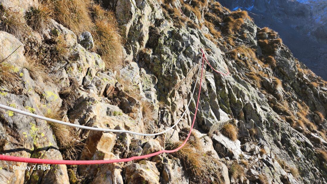 Verso La Madre di Dio- Primo tratto Attrezzato con corde