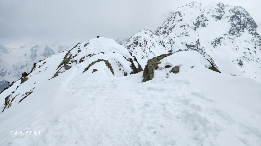 Cippo di Quota 215 - Scialpinismo da Besmorello in Valle Stura 
