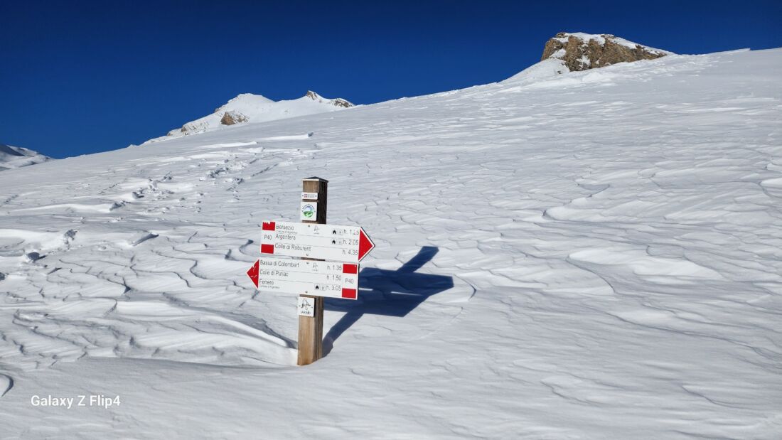 Sentiero P40 Verso il sentiero P40 - vallone Andelplan