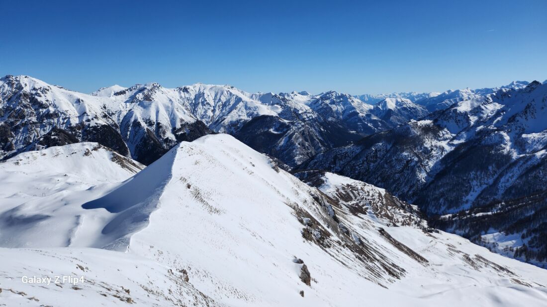 Vetta senza nome Scialpinismo da Bersezio al Vallone Andelplan - Vetta